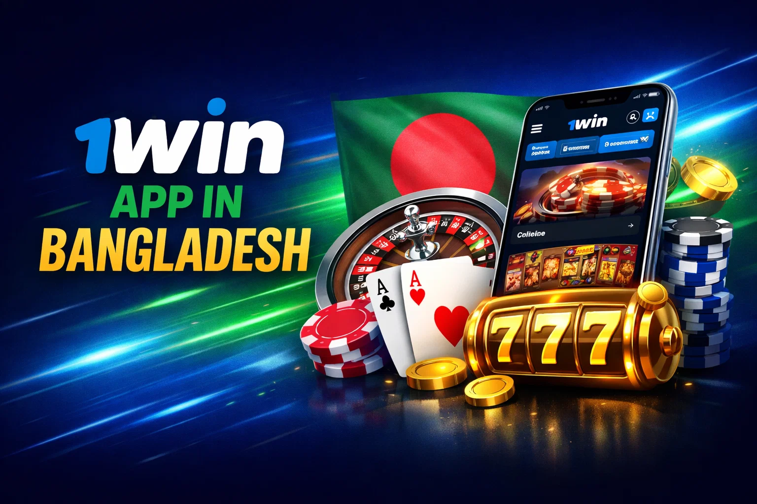 Play at an Online Casino through the 1Win App in Bangladesh
