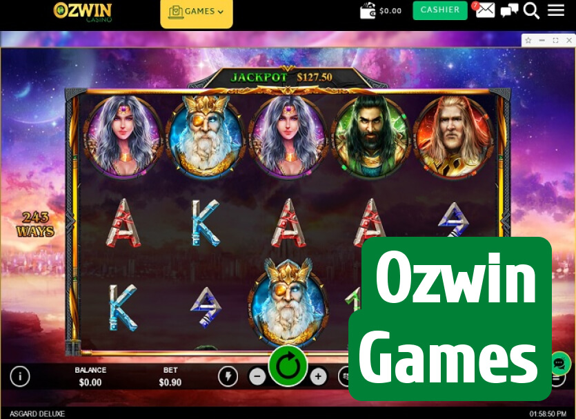 Ozwin casino games